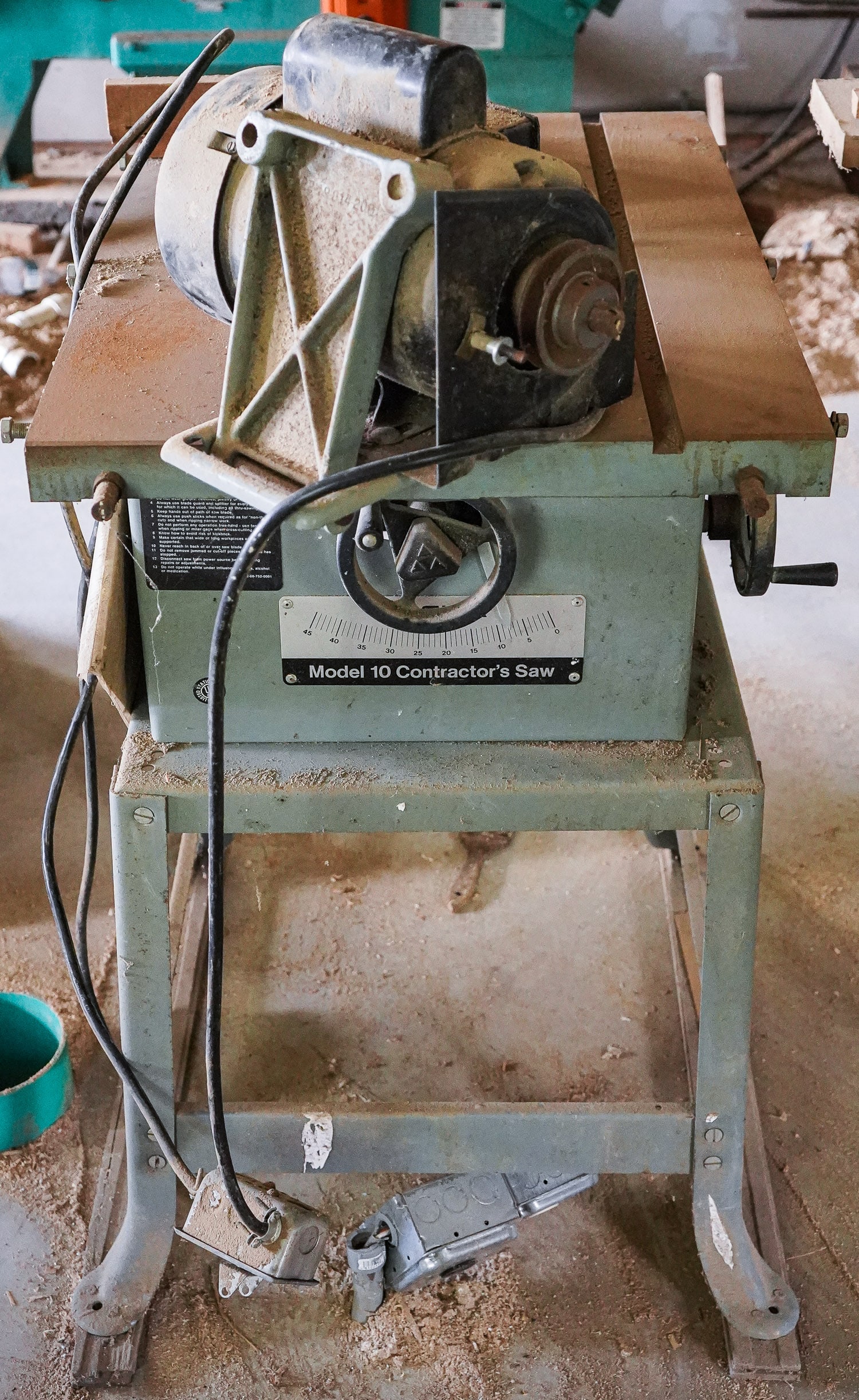 Rockwell Contractors Saw, Model 10 (1 of 5)