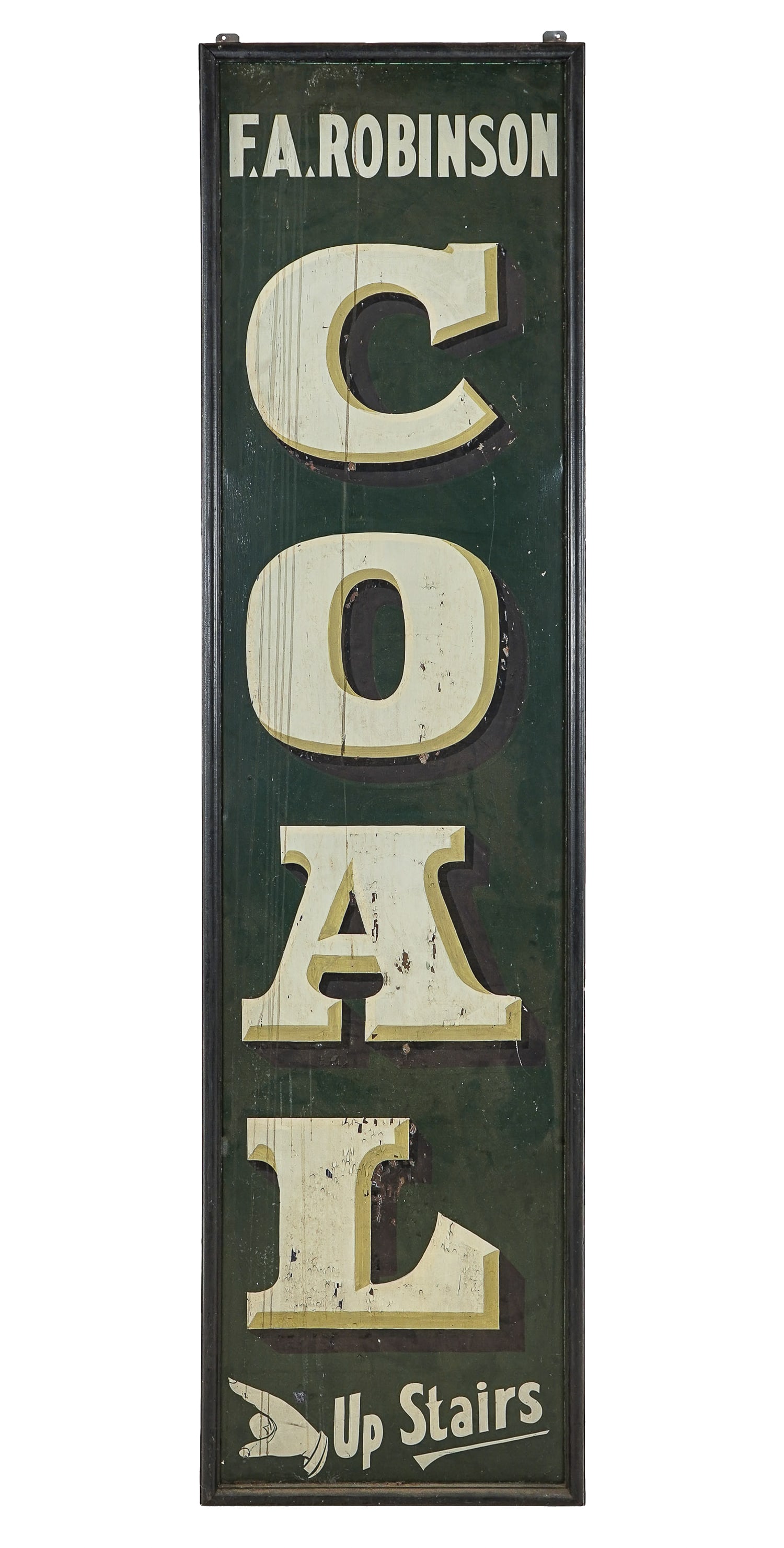 FA Robinson Coal Painted Tin Sign (1 of 1)