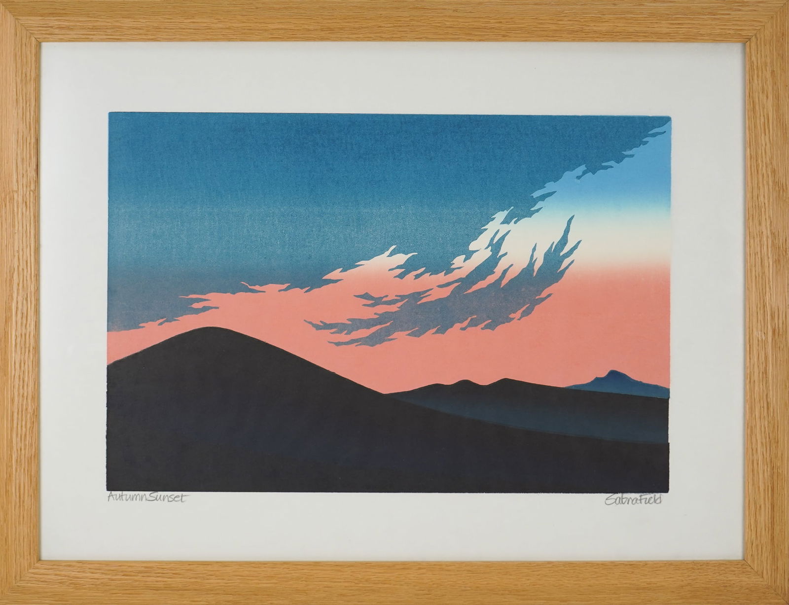 Sabra Field (VT 1935-) Autumn Sunset (1 of 4)