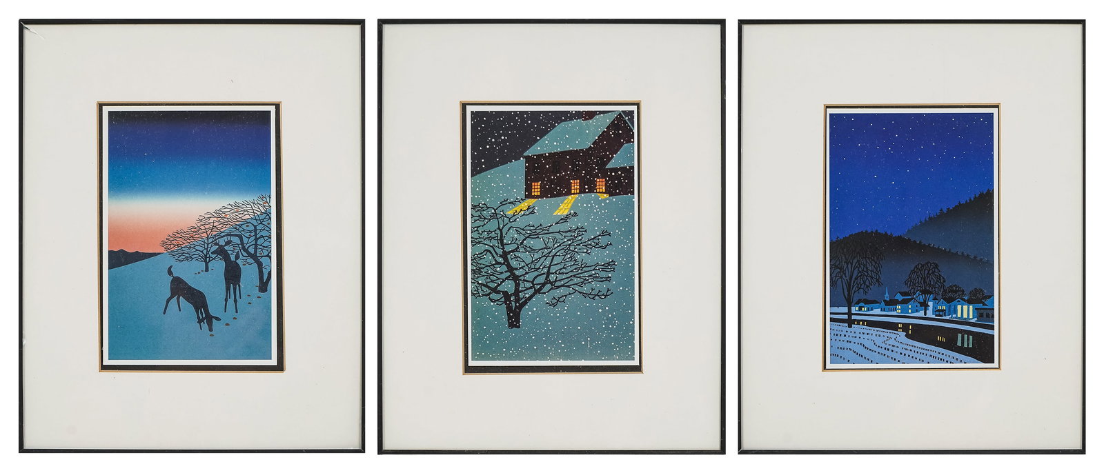 Sabra Field (VT 1935-) Three offset lithographs (1 of 7)