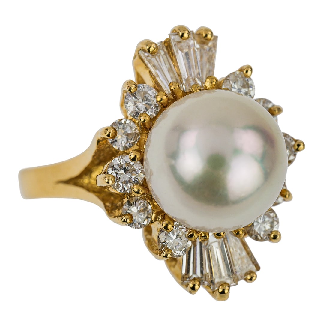 Pearl & Diamond Ring (1 of 5)