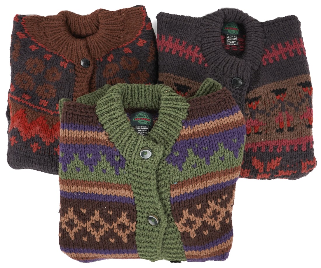 Group of NOS Vintage Sweaters and Woolen Wear. (1 of 5)