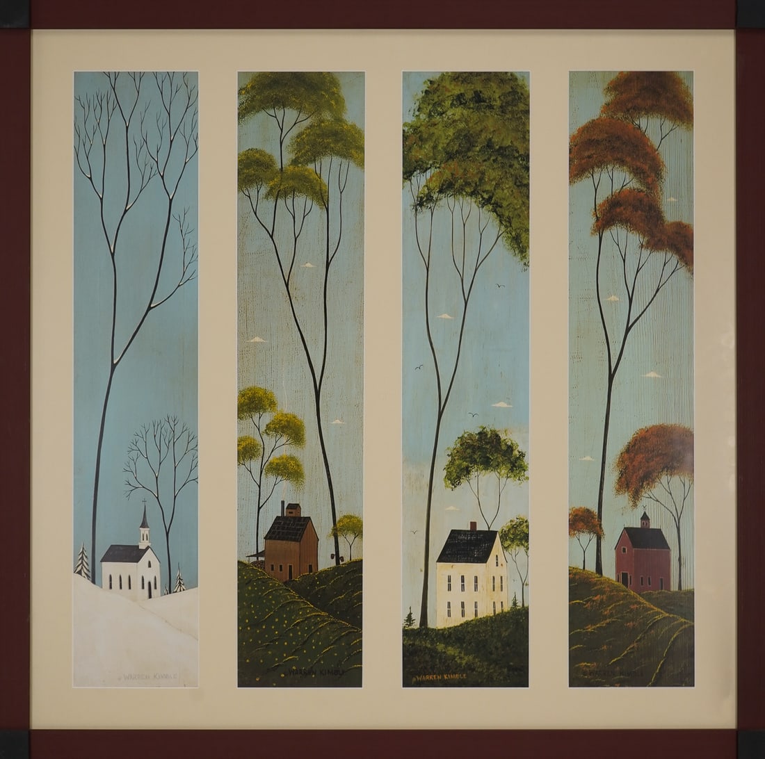 Warren Kimble (VT 1935-) Four Seasons (1 of 4)