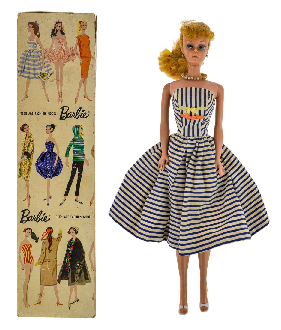 1960 Mattel #3 Ponytail Barbie w/ Box (1 of 6)