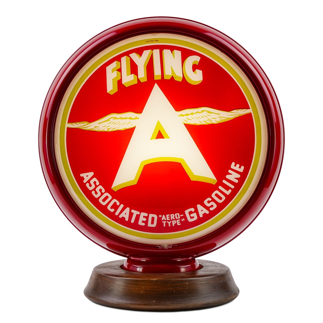 Flying A Associated Aero-type Gasoline Reproduction Pump Globe (1 of 5)