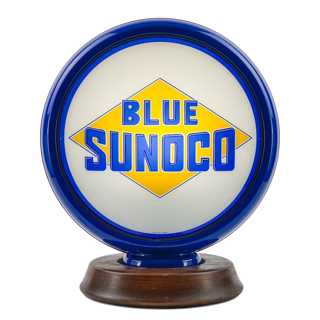 Blue Sunoco Reproduction Pump Globe (1 of 5)