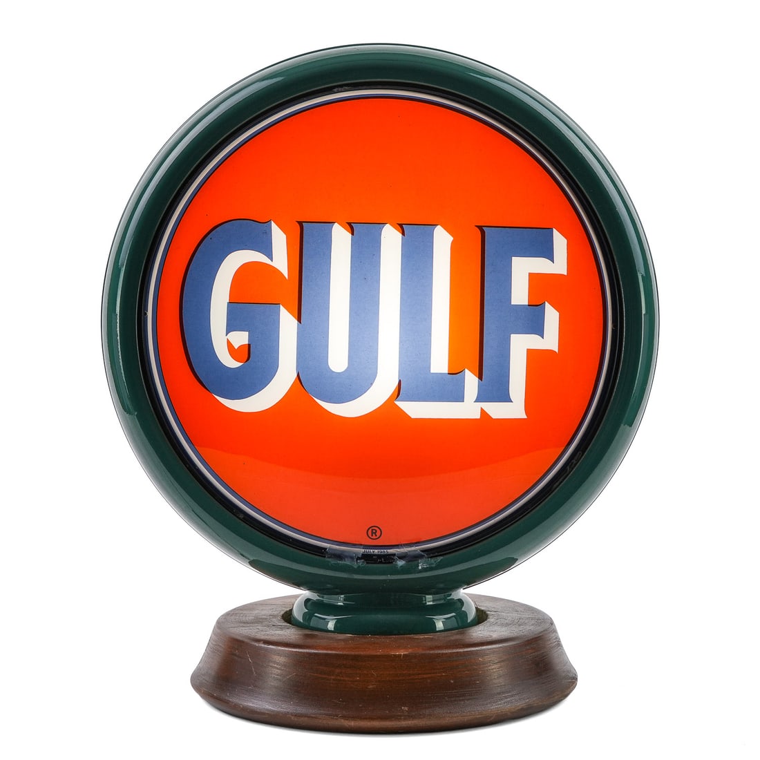 Gulf Reproduction Gas Pump Globe (1 of 5)
