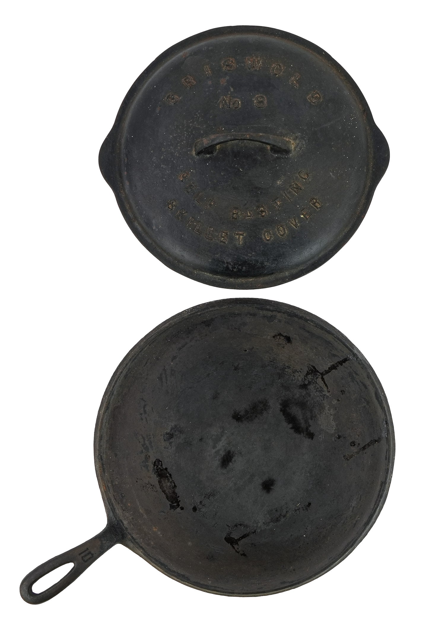 Griswold Large Block Skillet, Large Block Lid (1 of 5)