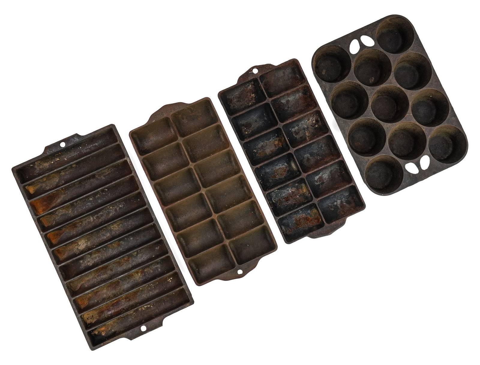 Griswold Corn Bread, French Roll, Muffin Pans (1 of 5)