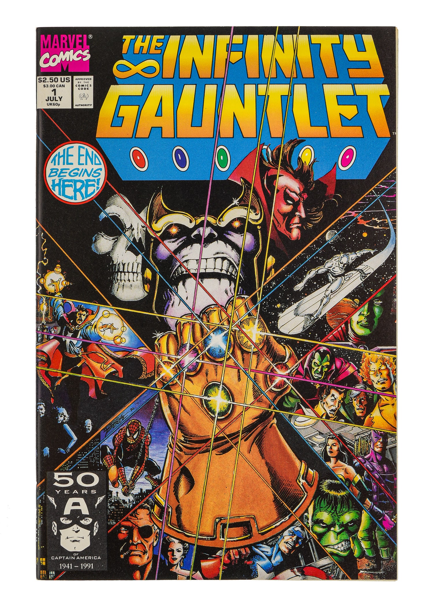 1991 The Infinity Gauntlet #1 Cover A (1 of 2)