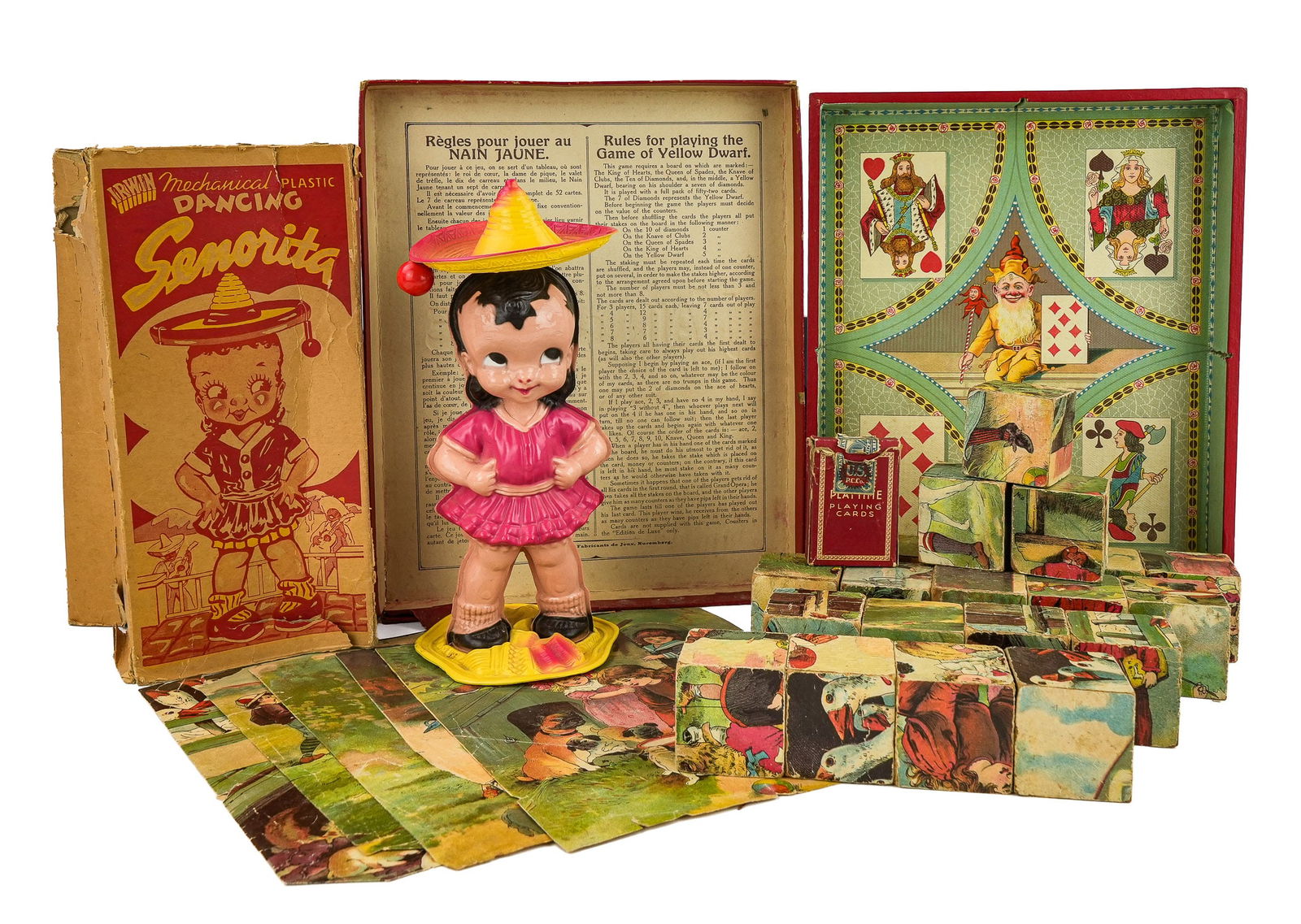 Irwin Dancing Senorita, Litho Blocks (1 of 5)