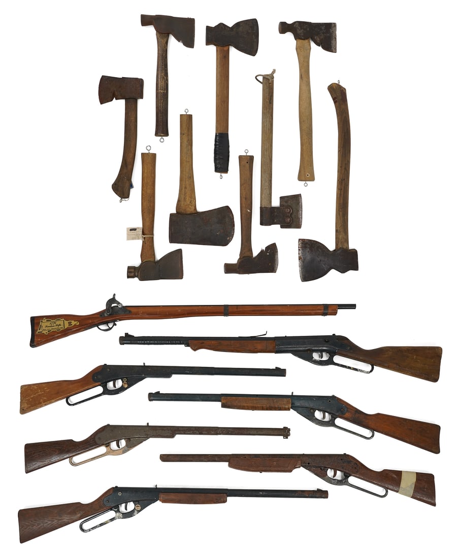 Group of Pellet guns and hatchets. (1 of 2)