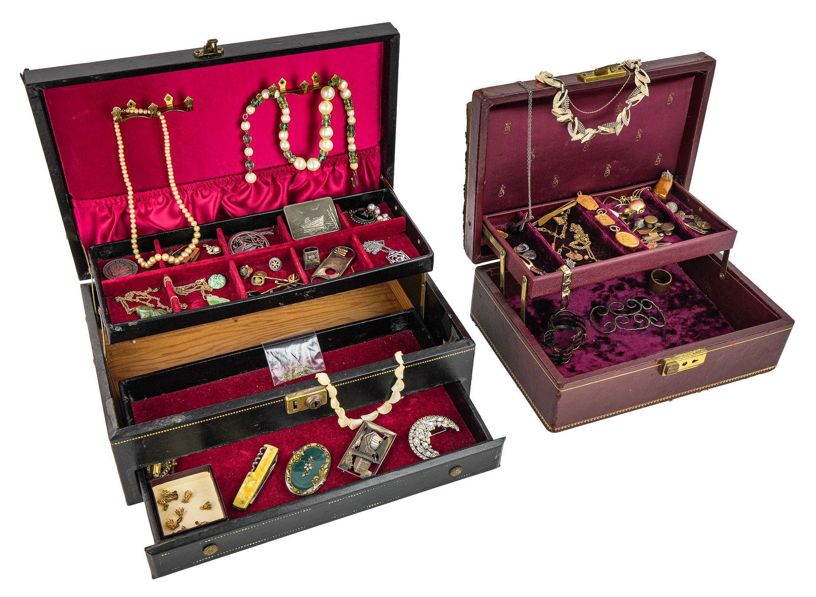 2 Vintage Jewelry Boxes (1 of 3)