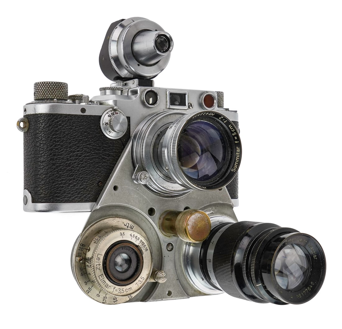 Leica IIIC Camera with Haber & Fink Turret Attachment (1 of 8)