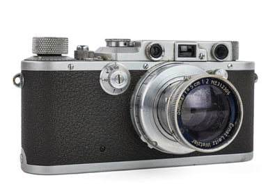 Leica III Model F Camera with Summar Lens