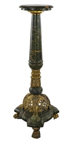 Outstanding Gilt brass & Marble Plinth