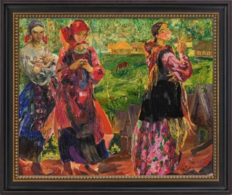 Philippe Andreevic Maljavin (RU 1869-1940) Three Babas