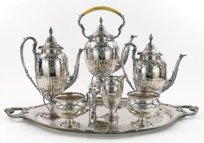 Mappin and Webb Sterling Silver Tea Service