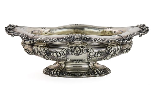 Gorham Sterling Silver Lion Centerpiece Bowl
