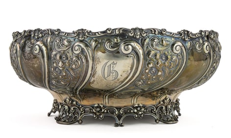 Dominick and Haff Sterling Silver Punch Bowl