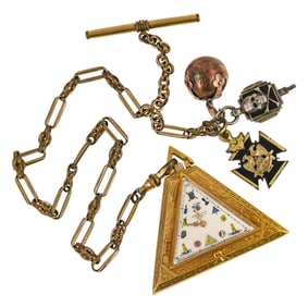 Arbaco 17 Jewel Masonic Pocket Watch