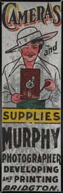Murphy -Bridgton, Maine Cameras & Supplies Sign