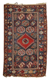 Late 19th c Kurdish Area Rug