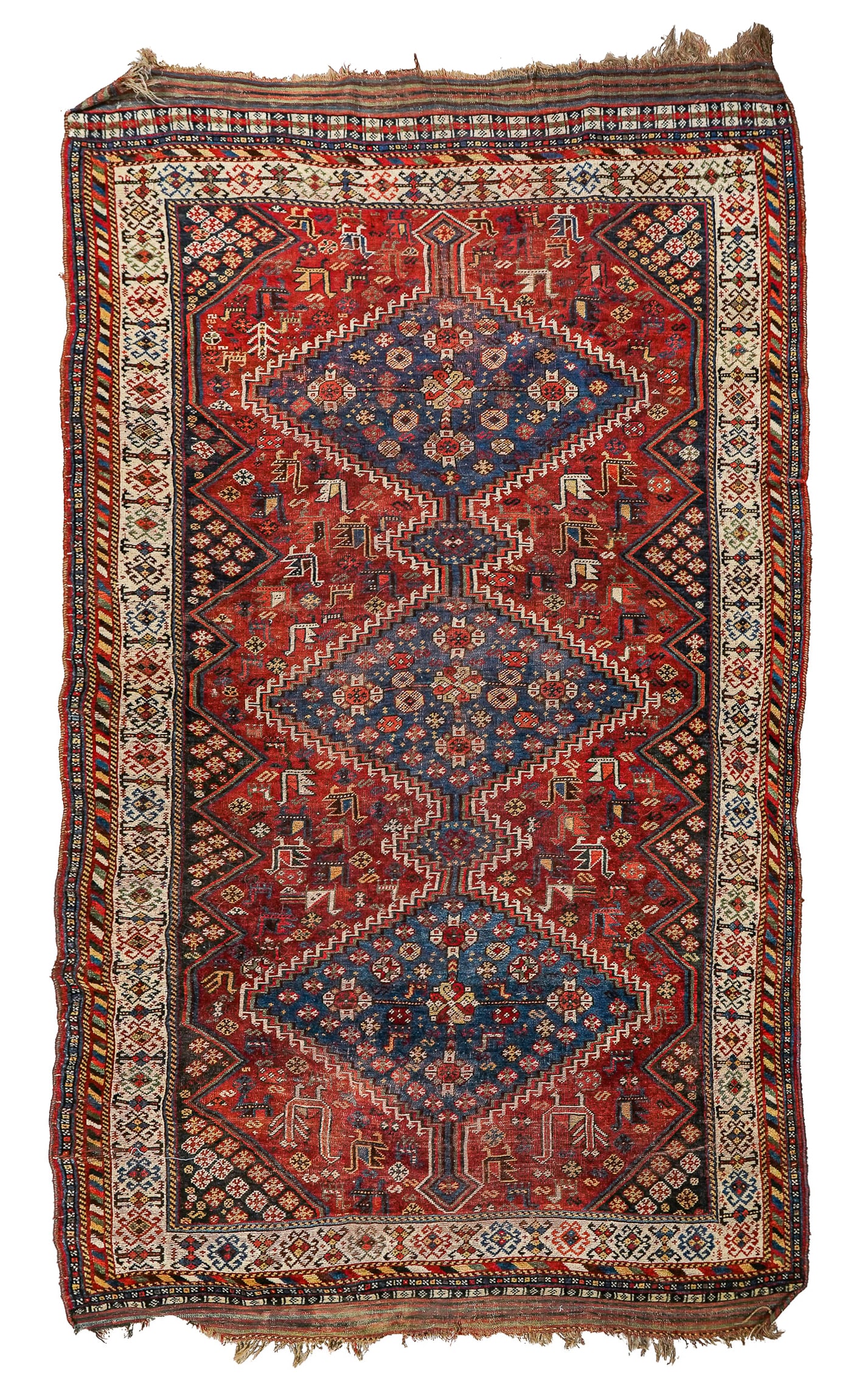 Late 19th c Persian Area Rug (1 of 4)