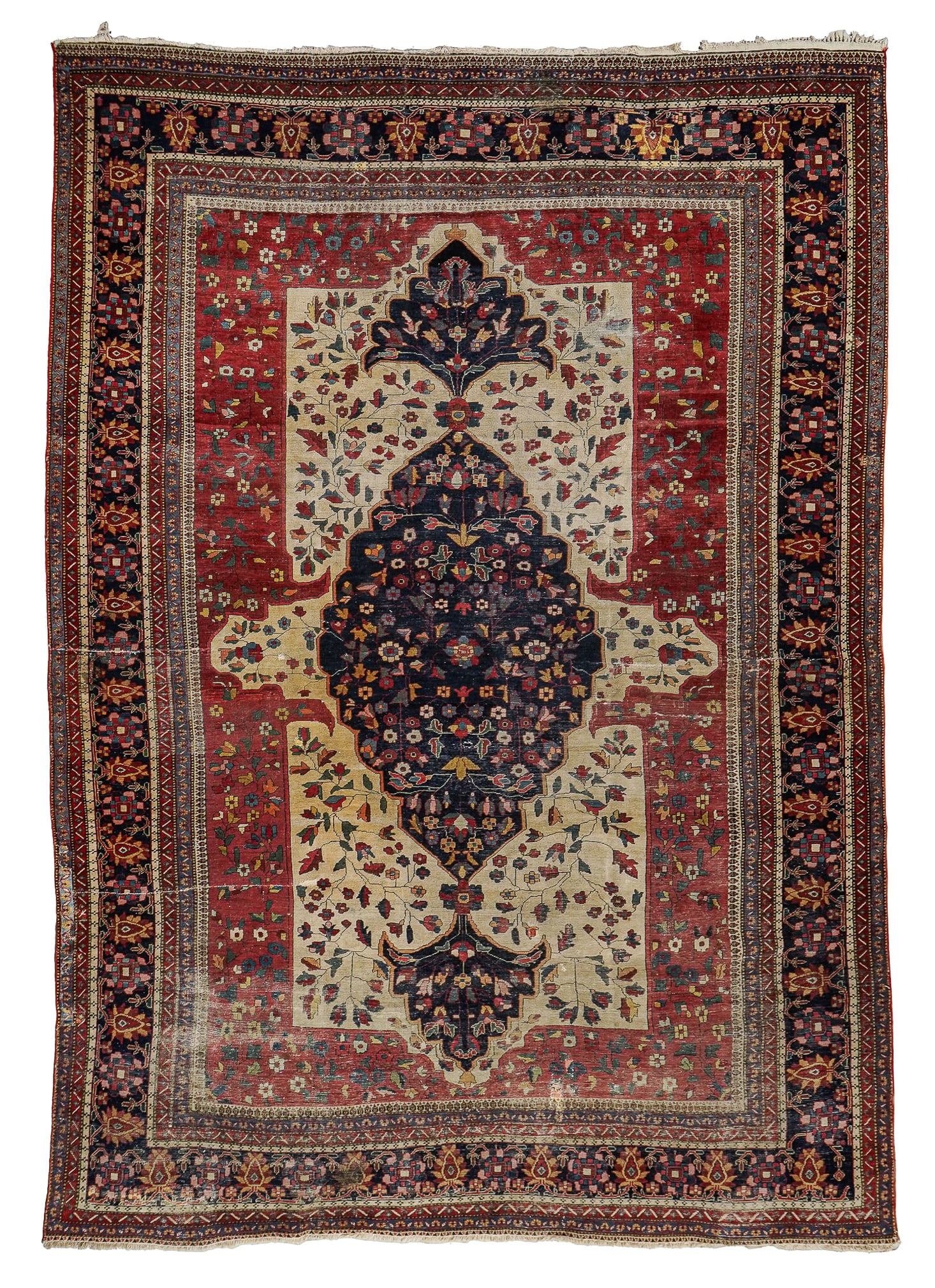 Early 20th c Persian Main Carpet (1 of 4)