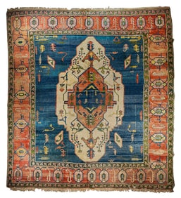 Late 20th c Turkish Serapi Main Carpet