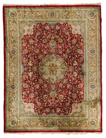 Late 20th c Persian Tabriz Main Carpet