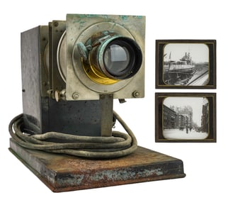 Ca 1895 Glass Slides of NYC