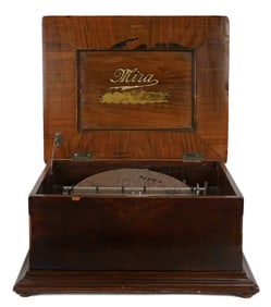 Mira 15 1/2" Disc Music Box with 8 Discs