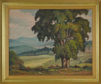 Frank Stockwell (VT 1890-1970) Landscape