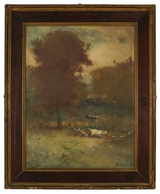 George Innes (Am 1825-1894) Large calotype