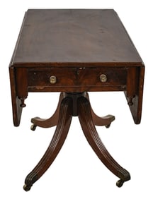 English Regency Drop Leaf Breakfast Table