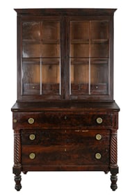 19th c Sheraton Secretary