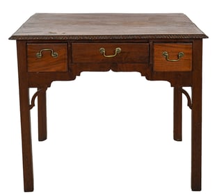 George III Walnut Lowboy