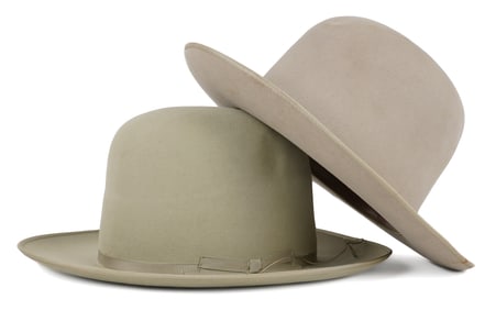 Two Vintage Stetson Cowboy Hats