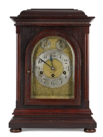 Early 20th c German Westminster Chimes Shelf Clock