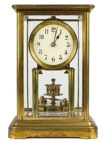 Gustav Becker Crystal Regulator Shelf Clock