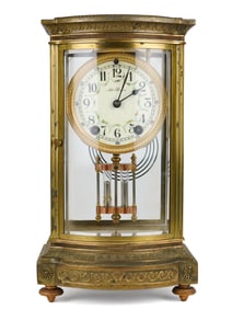 Seth Thomas Curved Front Crystal Regulator