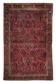 Mid 20th c Persian Sarouk Area Rug