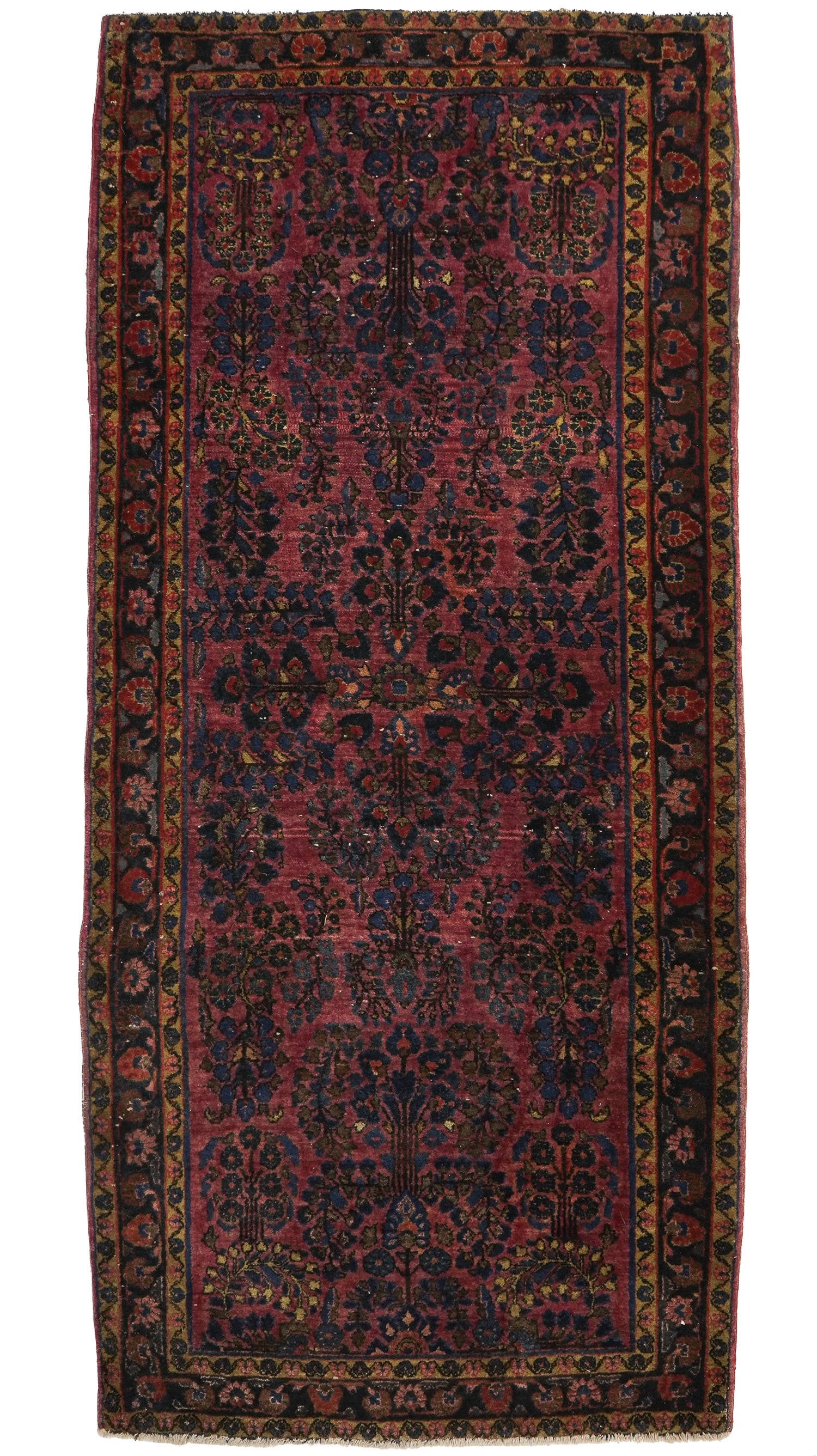 Mid 20th c Persian Sarouk Runner (1 of 4)
