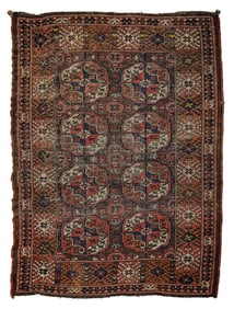 Early 20th c Tekke Turkoman Area Rug