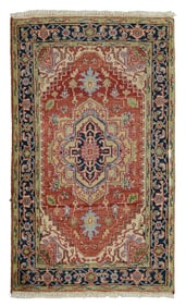 Late 20th c Indo-Persian Serapi Area Rug