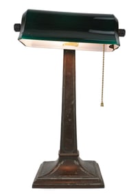 Emeralite Type Shade Banker's Lamp