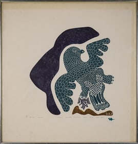 Kanayuk Tukalak (Inuit 1937-2005) Owl and Bird