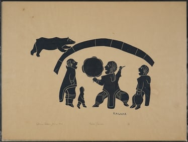 Helen Kalvak (Inuit 1901-1984) Festive Dance