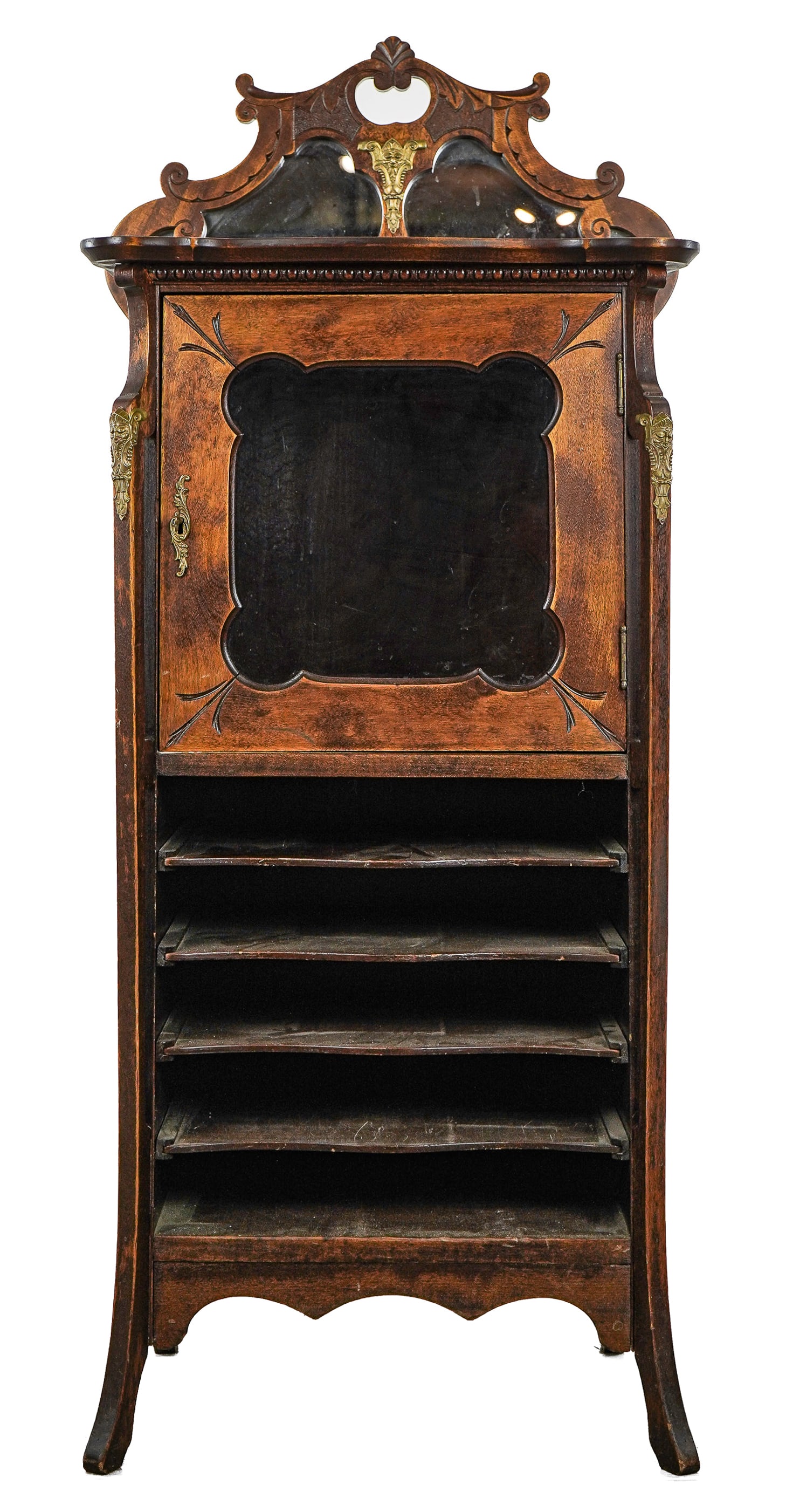 Late Victorian Music Cabinet (1 of 6)